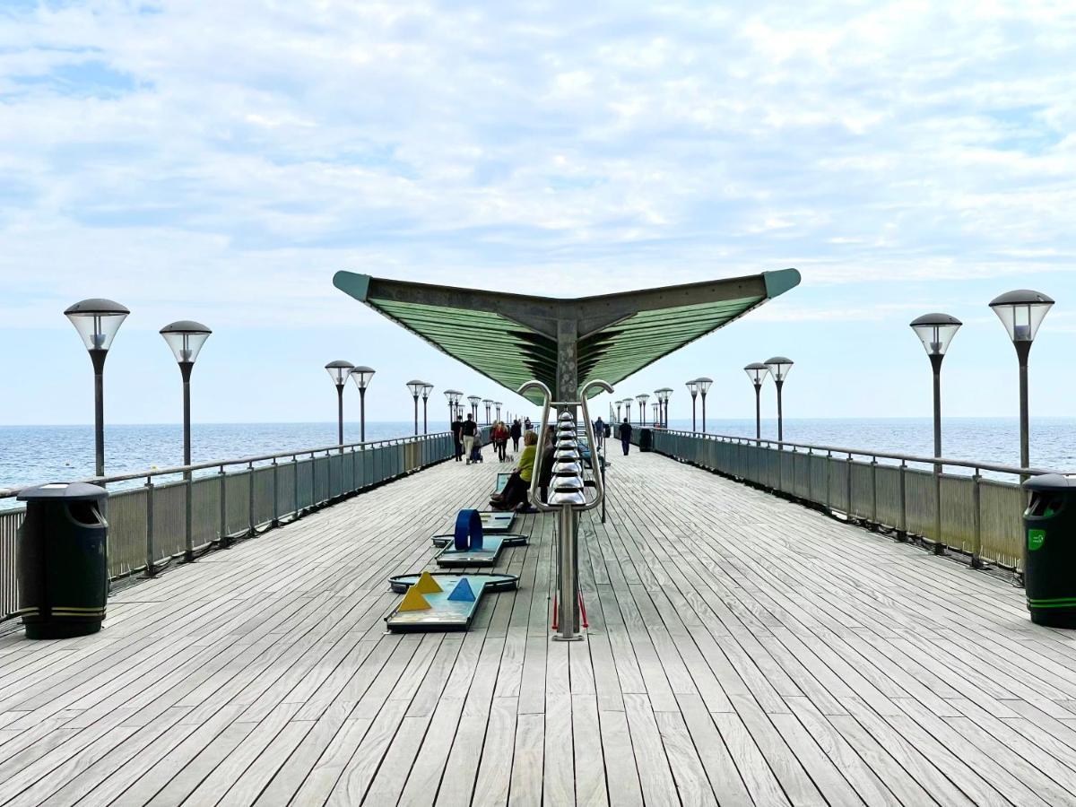 Modern Family Apartment Free Parking And Gym By Beach Bournemouth Exteriör bild