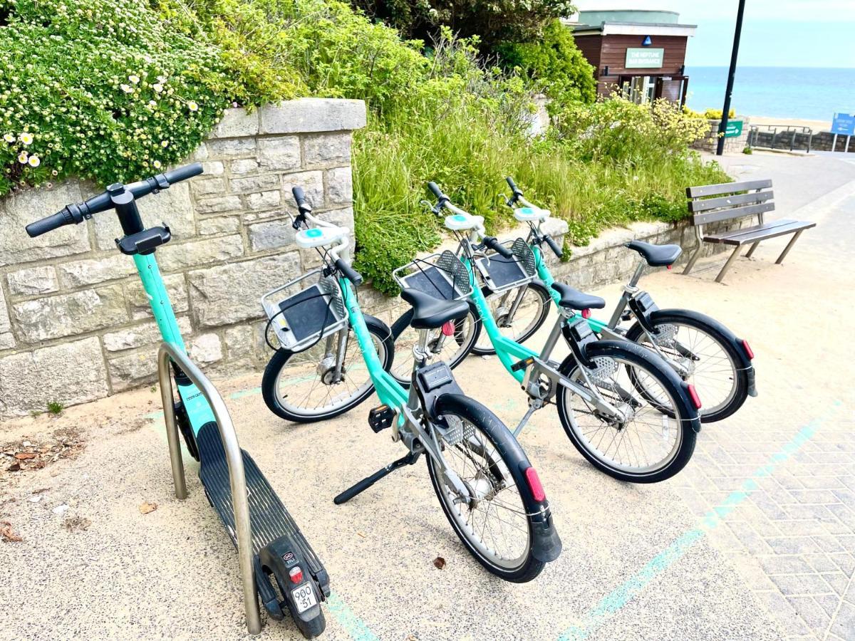 Modern Family Apartment Free Parking And Gym By Beach Bournemouth Exteriör bild